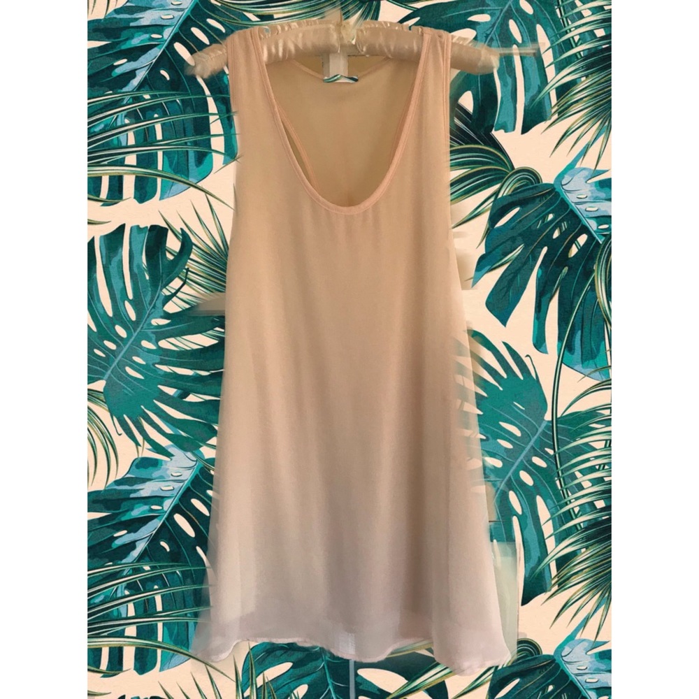 Powder Pink Slip Dress. SIZE SMALL